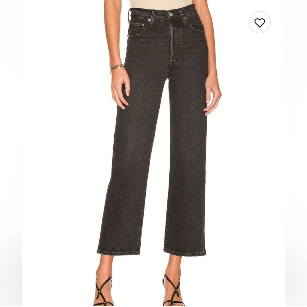 Levi's Ribcage High Waist Ankle Straight Leg Jeans